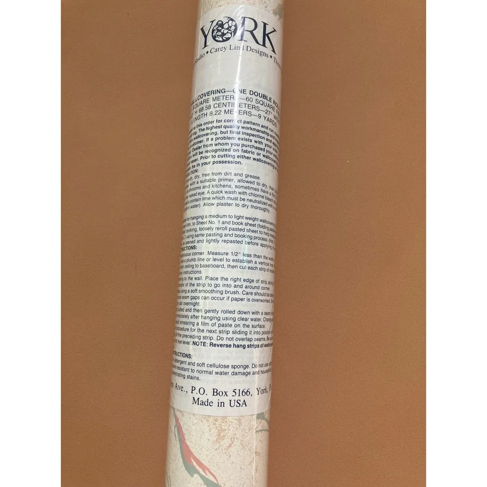 York Chesterfield Studio‎ Carey Lind Designs CL-3790 R-15 Wallpaper Double Roll